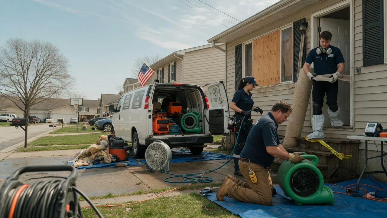 Water Damage Restoration in North Newton, KS near me